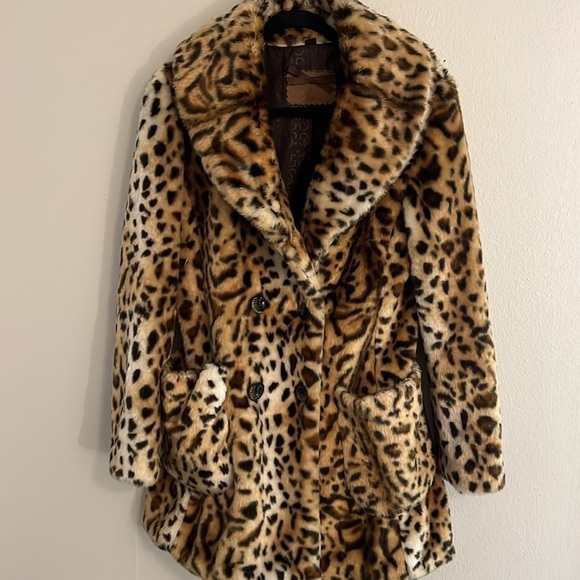 Chic Leopard Print Teddy Jacket - Picture 2 of 12